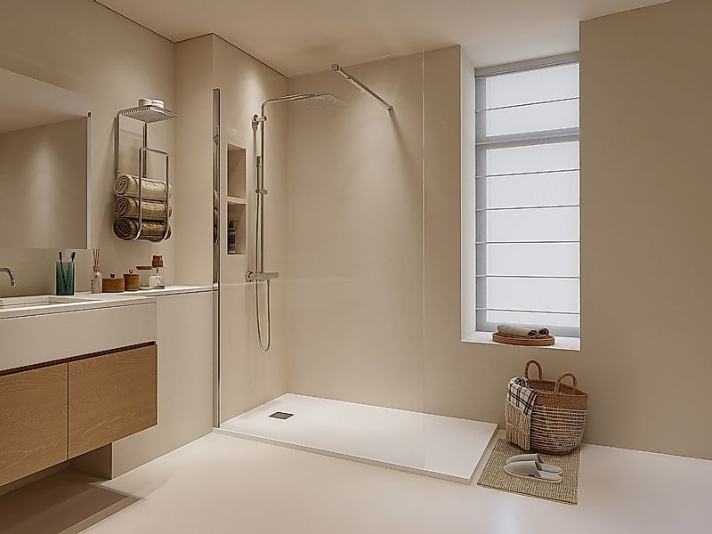 Duschtrennwand Seitenwand italienische Dusche - 120 x 200 cm - Chromfarben günstig online kaufen