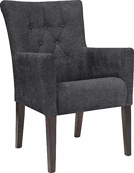 Home affaire Esszimmerstuhl "King" () Esszimmerstuhl mit Knopfheftung günstig online kaufen