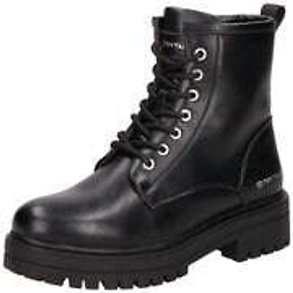 Tom Tailor Schnür Boots Damen schwarz günstig online kaufen