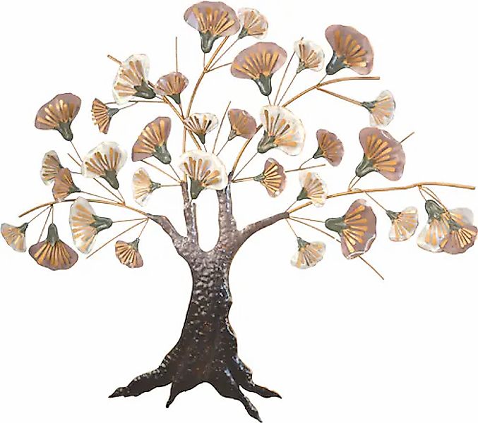 HOFMANN LIVING AND MORE Wanddekoobjekt »Wanddekoration« Baum aus Metall günstig online kaufen