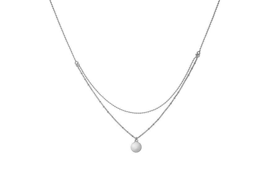 Zeeme Kette mit Anhänger Silber 925 zweireihig 38+5cm lang günstig online kaufen