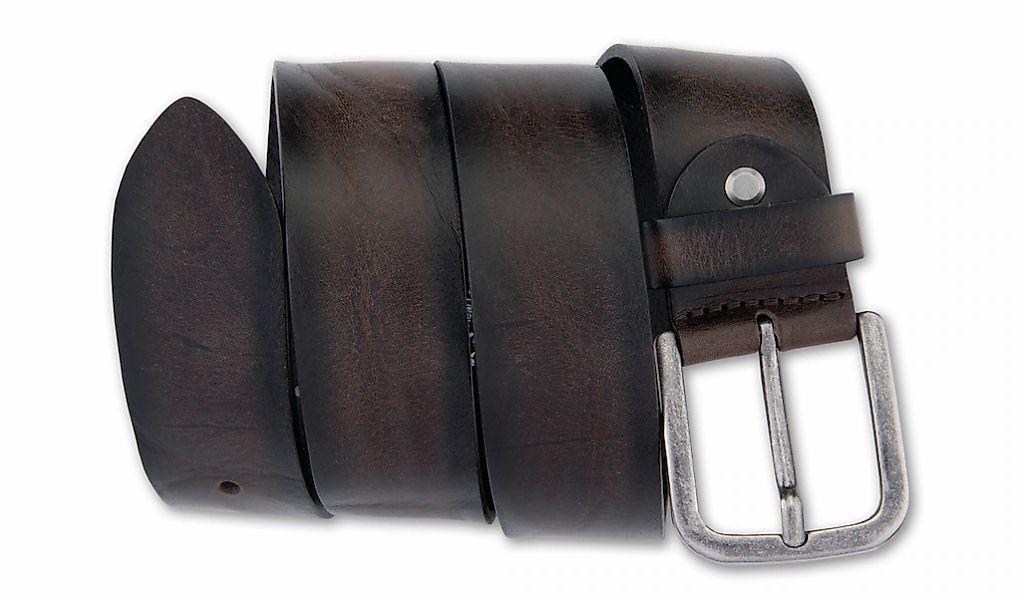 BERND GÖTZ Ledergürtel "Ledergürtel mit rustikalem Look und Schattenkanten" günstig online kaufen