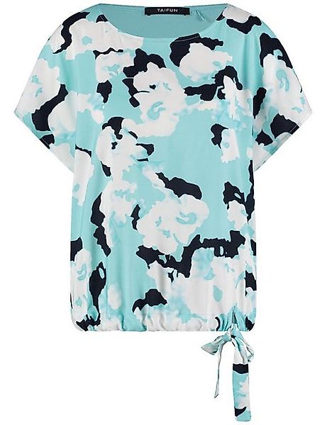 Taifun T-Shirt – Shirt mit Knotendetail und Frontprint günstig online kaufen
