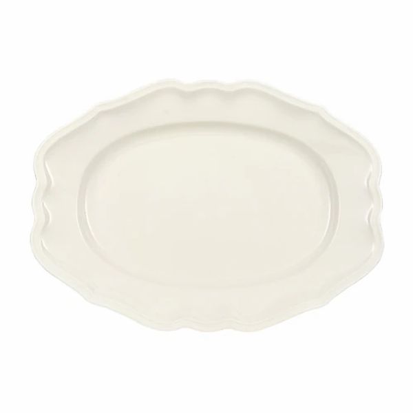 Villeroy & Boch Servierplatte »Servierplatte Manoir 37 x 26 cm weiß« günstig online kaufen