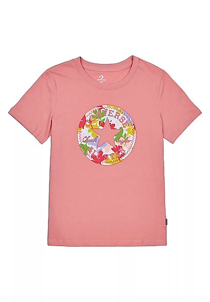 Converse T-Shirt Damen FLOWER PATCH GRAPHIC TEE 10022172 Pink Quartz 651 Ro günstig online kaufen