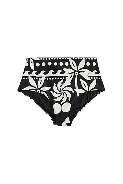 Next Bikini-Hose Bedruckte Bikinihose mit hohem günstig online kaufen