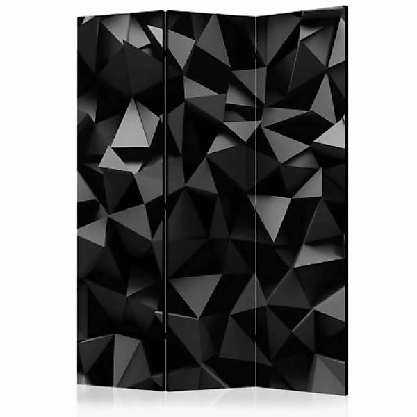 artgeist Paravent Depth of Geometry [Room Dividers] schwarz/weiß Gr. 135 x günstig online kaufen