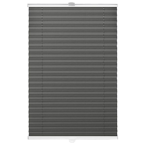 DomDeco Plissee 45x100 cm Anthrazit, ohne günstig online kaufen