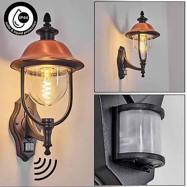 hofstein Außen-Wandleuchte Außenwandlampe mit Bewegungsmelder aus günstig online kaufen