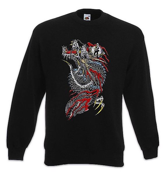 Urban Backwoods Sweatshirt Yak Dragon Sweatshirt Drache Samurai Warrior Way günstig online kaufen