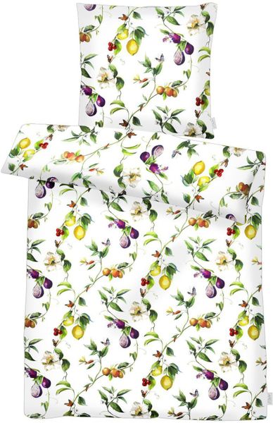 APELT Bettwäsche "Limone Gots" 2 Stk. tlg. Bio-Baumwolle, Pflegeliecht günstig online kaufen