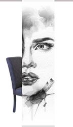 HOME WOHNIDEEN Schiebegardine FACE RIGHT (1 günstig online kaufen