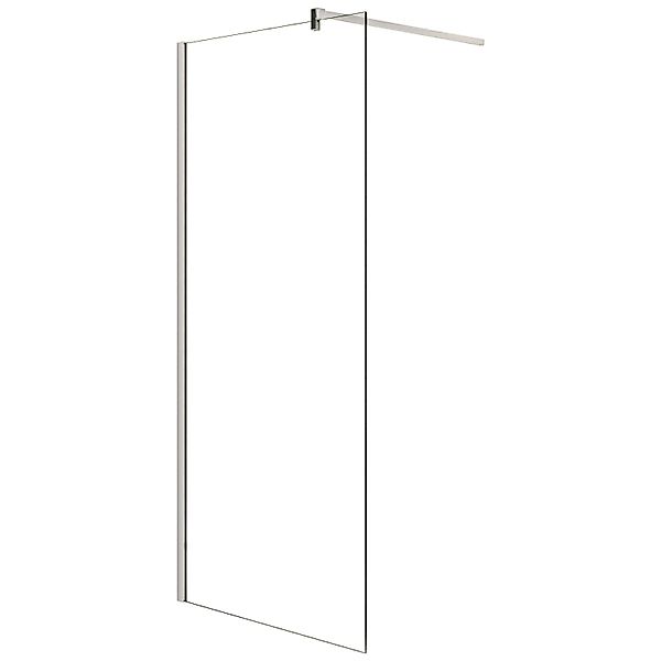 AICA Walk In Duschkabine B.70 x H.200cm Duschwand mit Stabilisator 10mm NAN günstig online kaufen