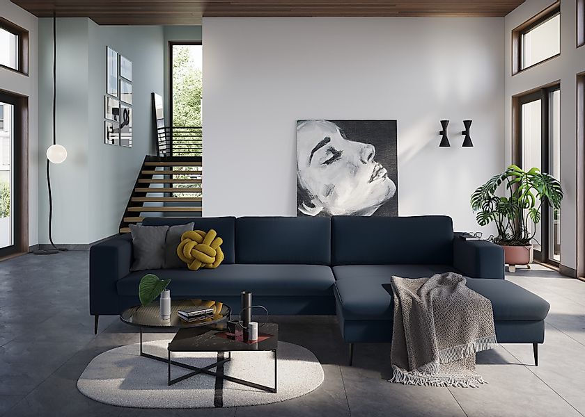 DOMO collection Ecksofa »Modica, zeitlos und elegant, L-Form«, moderne Opti günstig online kaufen