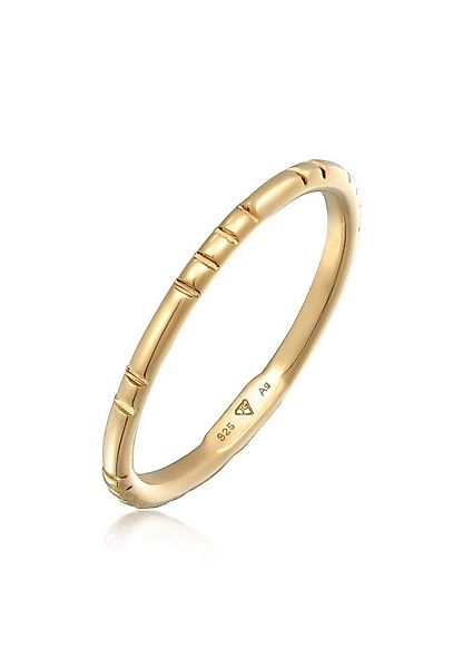 Elli Fingerring Stapelring Stacking Bandring 925 Silber vergoldet günstig online kaufen