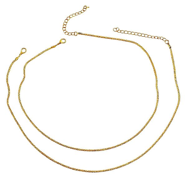 KARMA Kette ohne Anhänger Halskette doppelt günstig online kaufen