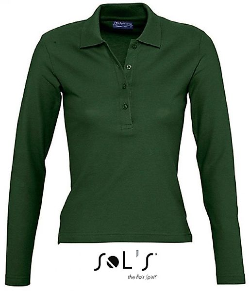 SOLS Langarmshirt Damen Longsleeve Poloshirt Podium günstig online kaufen