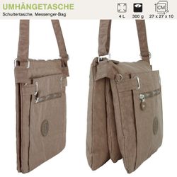 compagno Henkeltasche, Sportive Umhänge-Tasche 3-Fächer mit günstig online kaufen
