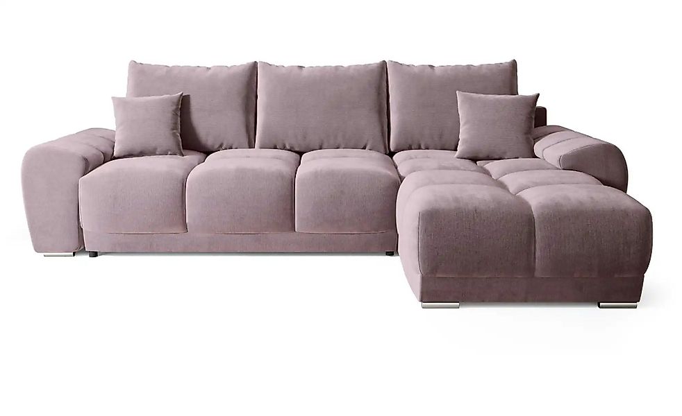 Ecksofa mit Schlaffunktion  Nubes ¦ rosa/pink ¦ Maße (cm): B: 290 H: 85 Pol günstig online kaufen