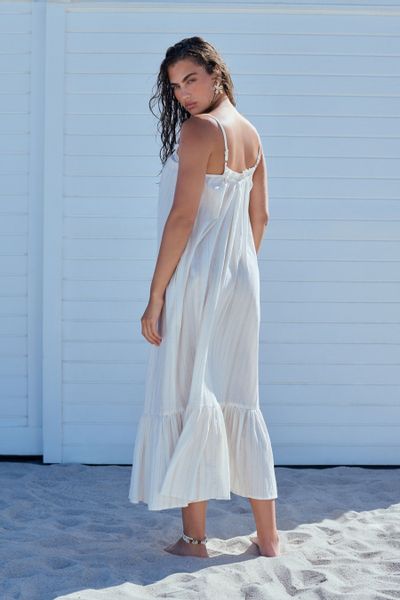 Next Strandkleid Weites Maxikleid aus 100 % günstig online kaufen