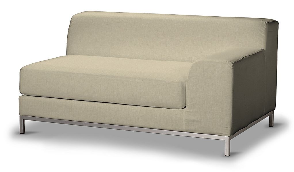 Kramfors 2-Sitzer Sofabezug, Lehne rechts, olivgrün-creme, Bezug für Kramfo günstig online kaufen