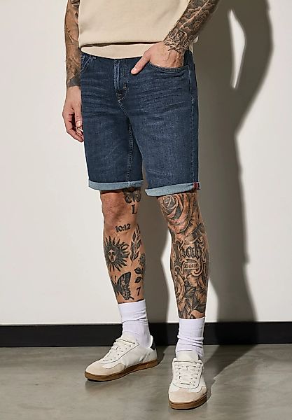 STREET ONE MEN Bermudas, aus Baumwolle mit Stretchanteil günstig online kaufen