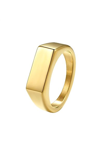 Hey Happiness Siegelring Rechteck Herren, 18K günstig online kaufen