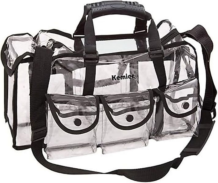 LA CUTE Kosmetiktasche Make-up-Tasche, transparent, mit Außentaschen und Sc günstig online kaufen