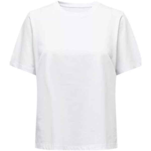 Only  Sweatshirt T-Shirt  S/S Tee -Noos - White günstig online kaufen