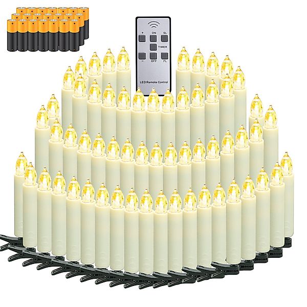 Gotoll LED-Christbaumkerzen D-LZ40-B weihnachtsbaumkerzen kabellos mit günstig online kaufen