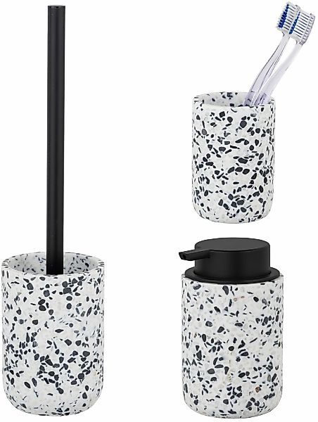SCHÖNER WOHNEN-Kollektion Badaccessoire-Set ""Tosi"" aus Polyresin, mit Zah günstig online kaufen