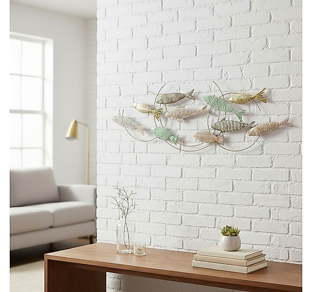 MF Wanddekoobjekt Wanddeko Ocean Drift Fische Metall Wandobjekt Maritim Han günstig online kaufen