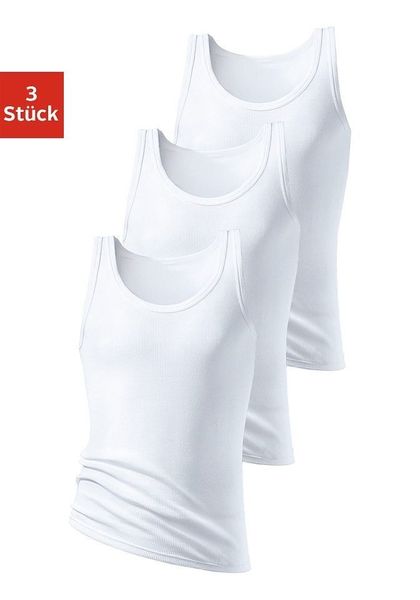 H.I.S Unterhemd "Doppelripp Tanktop" Packung, 3 Stk. tlg., aus weicher Baum günstig online kaufen