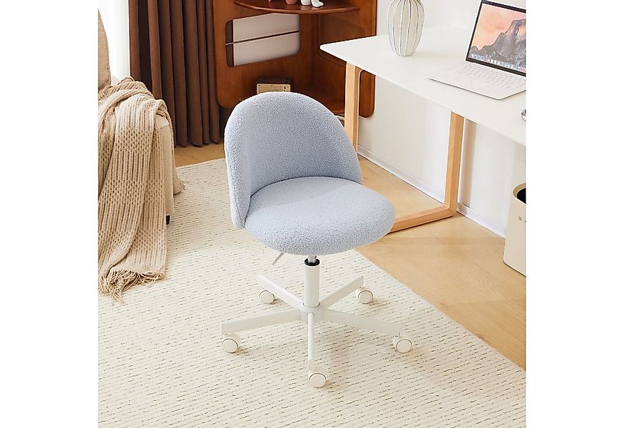 VINGLI Bürostuhl mit Rollen, Schminktisch Stuhl, Höhenverstellbar, Schminks günstig online kaufen