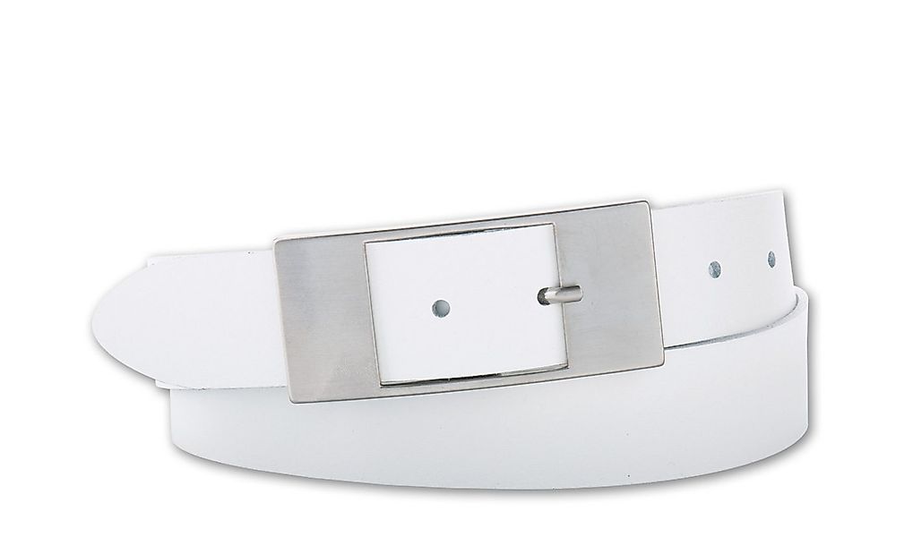 BERND GÖTZ Ledergürtel Ledergürtel mit flacher Rechteckschließe in matter O günstig online kaufen