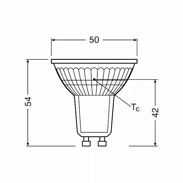 OSRAM LED-Leuchtmittel Reflektor GU10 4,3W 36° 865 klar günstig online kaufen