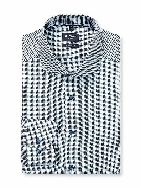 OLYMP Businesshemd "Luxor", mit Muster, Modern Fit, Royla-Kentkragen günstig online kaufen
