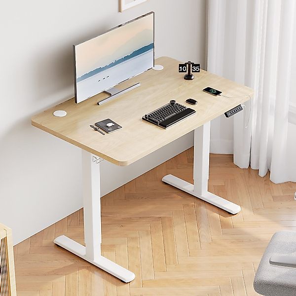 Furnicopia Schreibtisch Höhenverstellbarer mit USB-Ladefunktion und günstig online kaufen