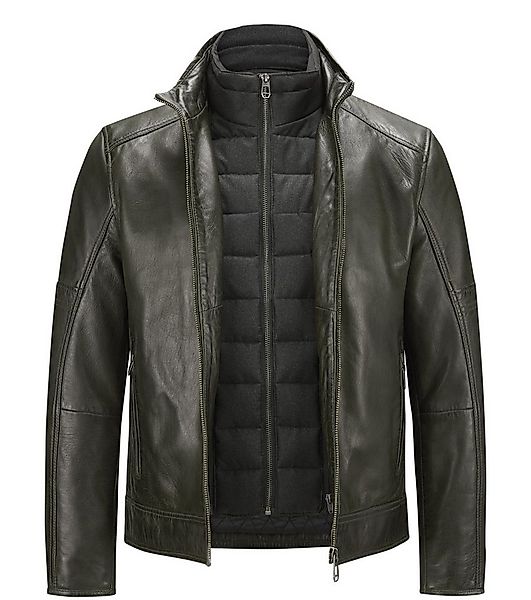 Milestone Lederjacke MSBender aus Lammleder mit abnehmbarem Windschutz günstig online kaufen