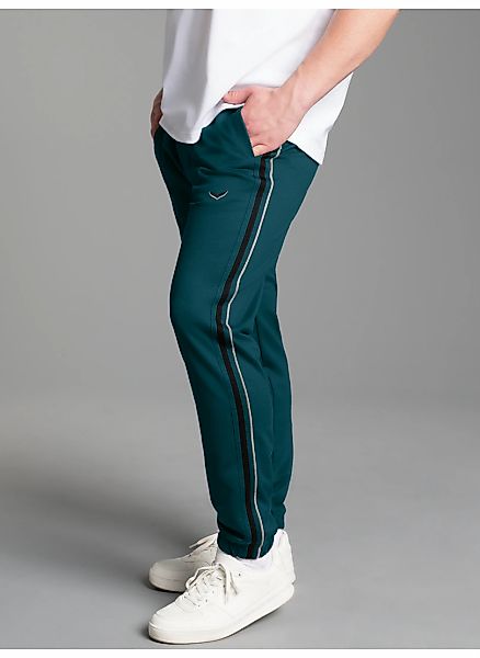 Trigema Jerseyhose "TRIGEMA Jogginghose mit Seitenstreifen" günstig online kaufen