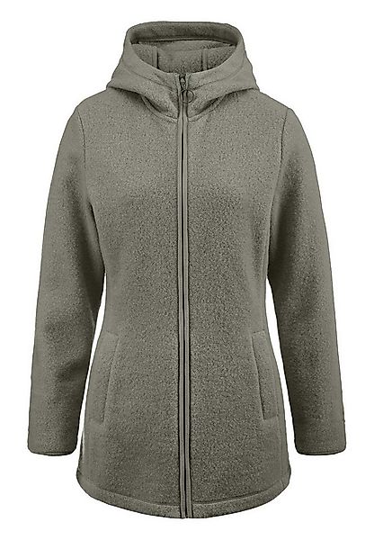 Hessnatur Fleecejacke Regular aus Bio-Merinowolle und Bio-Baumwolle (1-St) günstig online kaufen