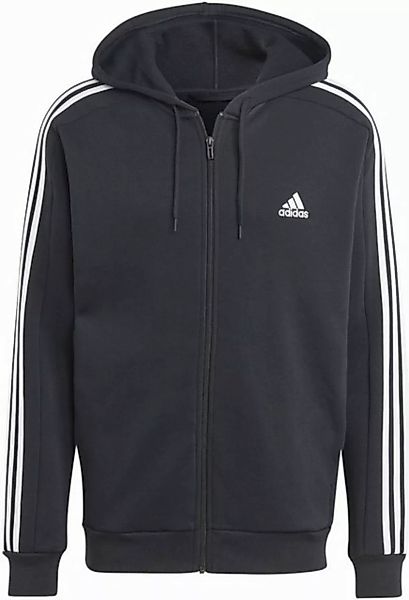 adidas Sportswear Sweatshirt M 3S FL FZ HD BLACK günstig online kaufen