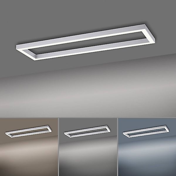 LED-Deckenlampe PURE Lines Square, diamond, 110 cm, CCT günstig online kaufen