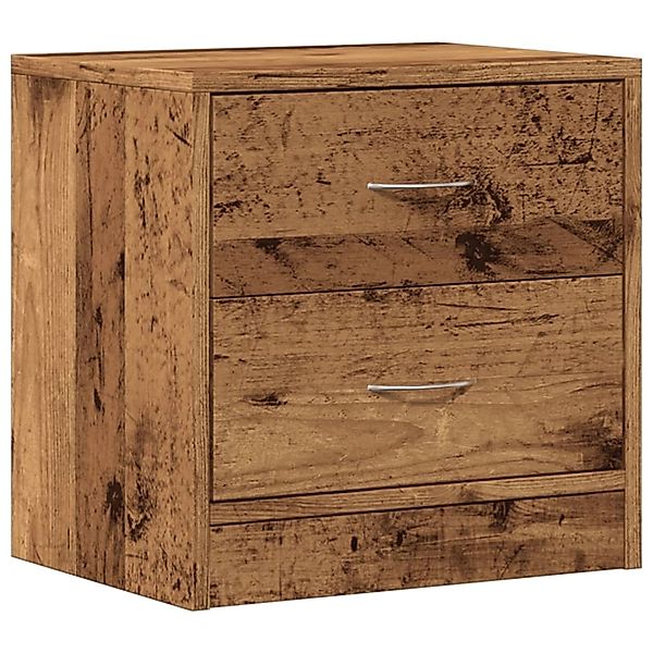 vidaXL Nachttisch Altholz-Optik 40x30x40 cm Holzwerkstoff 855924 günstig online kaufen
