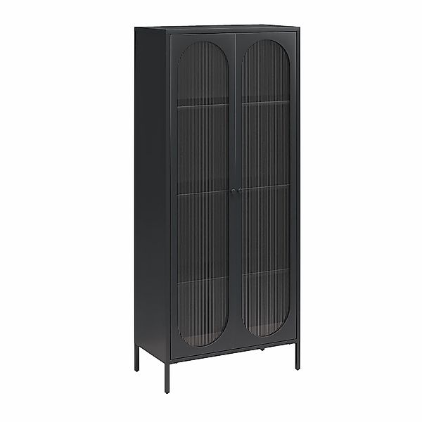 loft24 Vitrine Luna Standvitrine aus Metall günstig online kaufen