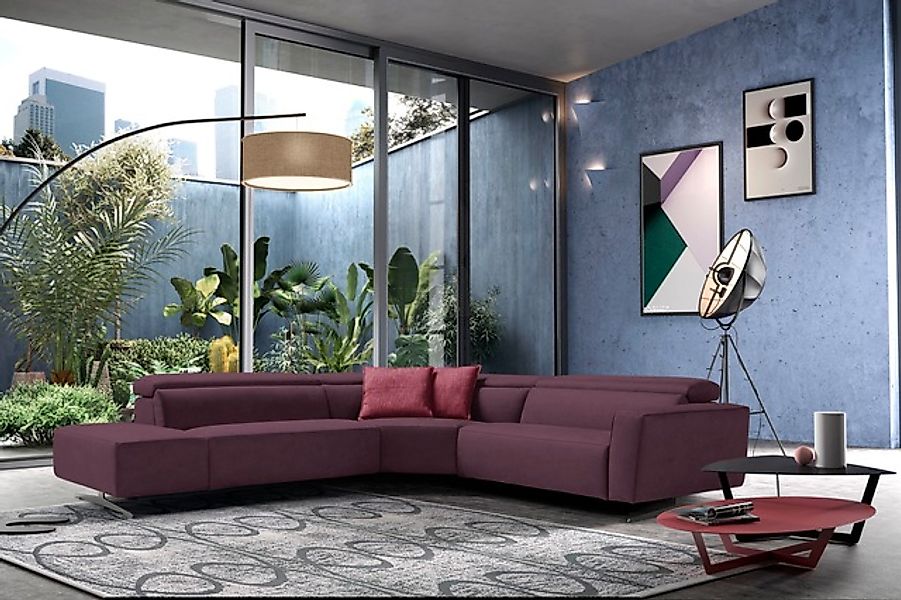 Egoitaliano Ecksofa »Stefanie-e, Designsofa der Extraklasse, bequem mit hoh günstig online kaufen