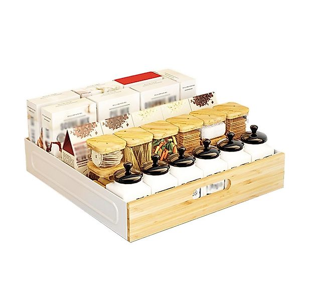 GarveeMore Küchenorganizer-Set Schrank Ausziehbare Schublade Carbon Stahl A günstig online kaufen