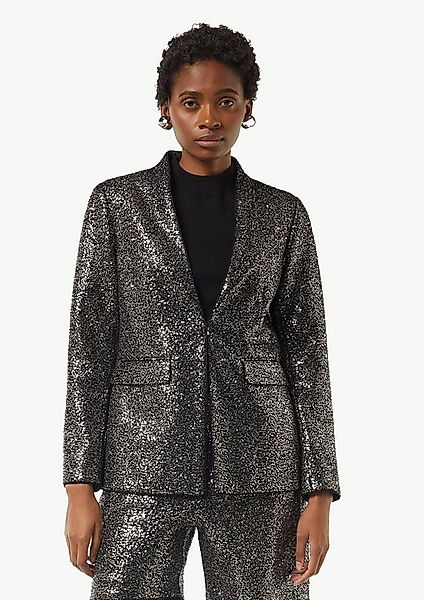 comma Jackenblazer Indoor-Blazer Festlicher Blazer mit Pailletten günstig online kaufen