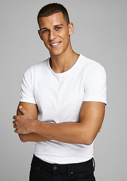 Jack & Jones T-Shirt JJEBASIC mit schmaler Passform für jeden Tag unifarben günstig online kaufen