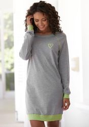 Vivance Dreams Nachthemd mit dekorativen Flatlock-Nähten in Neonfarben günstig online kaufen